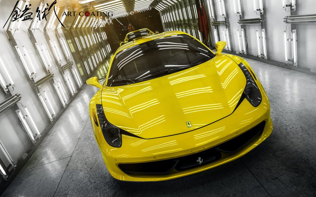 Ferrari 法拉利 458 黃色