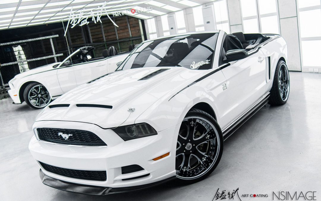 Ford 福特 Mustang 野馬 Convertible 白色