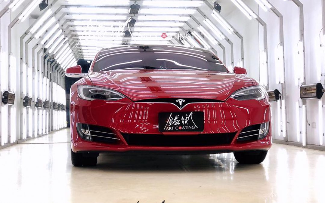 Tesla 特斯拉 Model-S 紅色